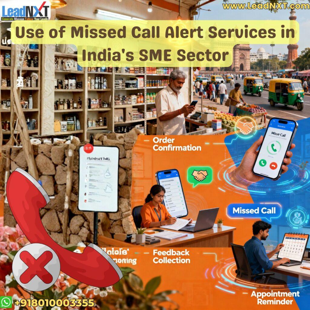 Use of Missed Call Alert Services in India's SME