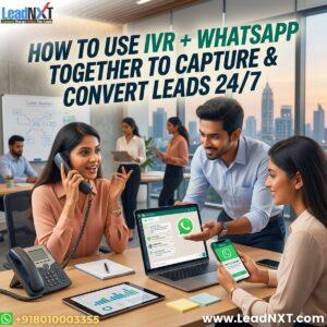 How to Use IVR + WhatsApp Together to Capture & Convert Leads 24/7