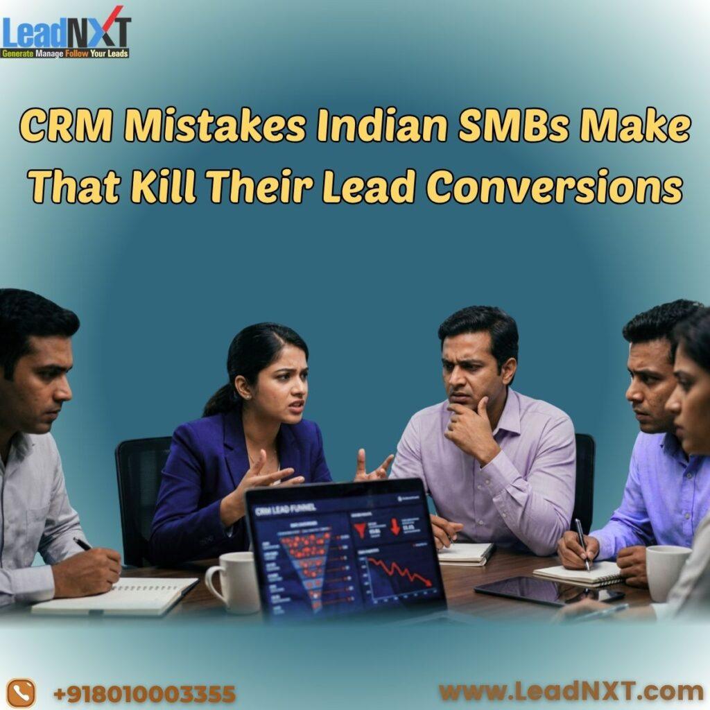 5 CRM Mistakes Indian SMBs Make That Kill Their Lead Conversions